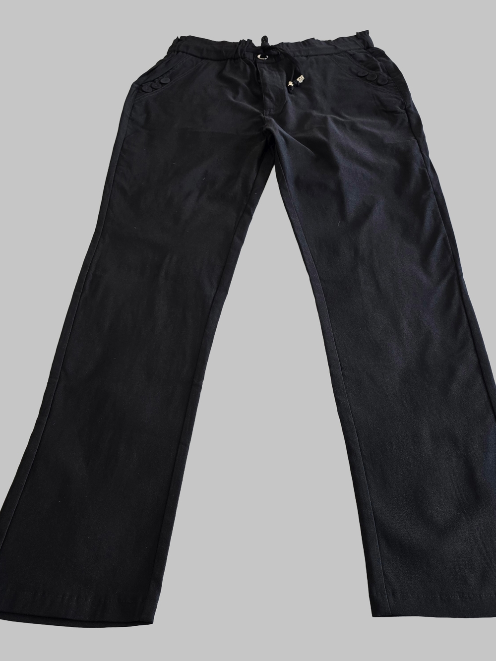 ChicMe Black Straight-Leg Pants – Size XL – New Without Tags